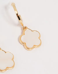 Gold Cubic Zirconia Butterfly Earrings 4-Pack - link has visual effect only