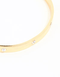 Gold Diamante Open Wrist Cuff - link has visual effect only