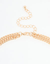 Gold Mixed Metal Coin Layered Necklace - link has visual effect only