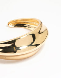 Gold Plated Thick Wrist Cuff - link has visual effect only