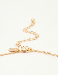 Gold Cherry Necklace & Earrings Set - link has visual effect only