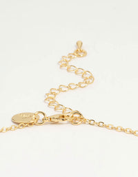 Gold Plated Cubic Zirconia Marquise Vine Y-Necklace - link has visual effect only