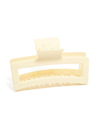 Cream Extra Large Claw Clip - link has visual effect only