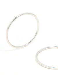 Surgical Steel Sleeper Earrings 16 MM - link has visual effect only