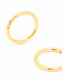 Gold Plated Surgical Steel Sleeper Earrings - link has visual effect only