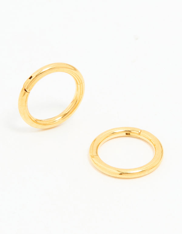 Gold Plated Surgical Steel Sleeper Earrings