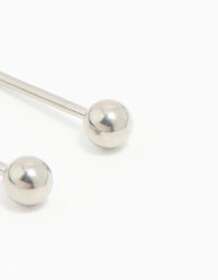 Titanium 3MM Ball Piercing Stud - link has visual effect only