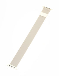 Silver Mesh Watch Strap 42/44/45 mm - link has visual effect only