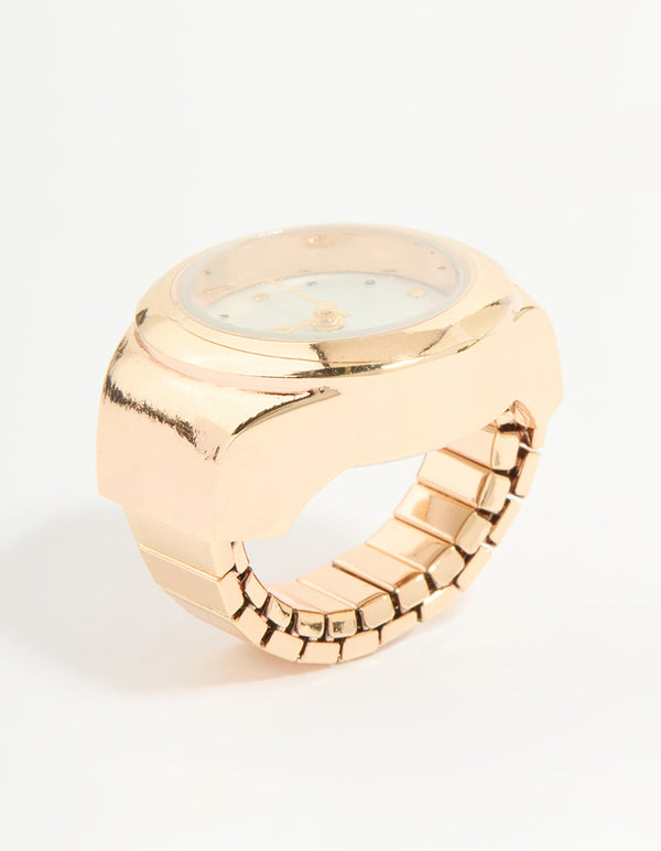 Gold Vintage Watch Ring