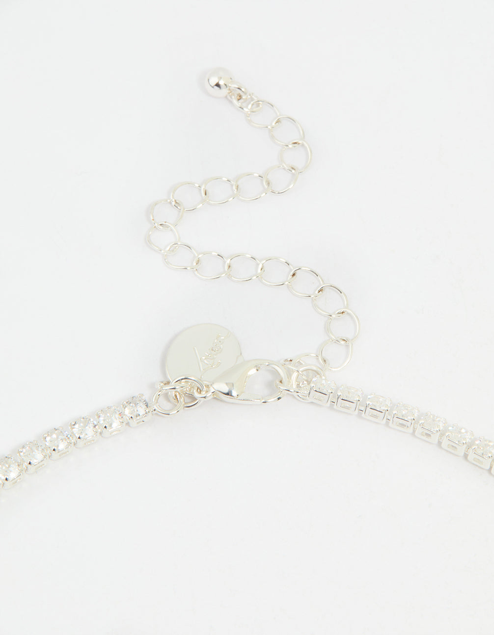 Silver Cubic Zirconia Graduating Y-Necklace