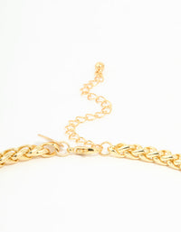 Gold Plated Wheat Chain Necklace - link has visual effect only