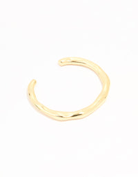 Gold Plated Organic Wrist Cuff - link has visual effect only