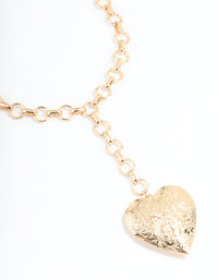 Gold Mega Locket Necklace - link has visual effect only