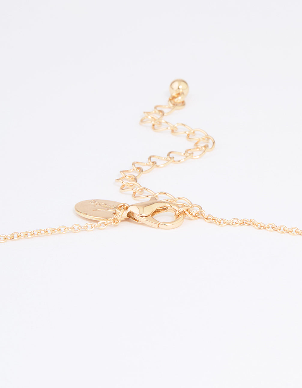 Gold Pink Beaded Mixed Long Necklace