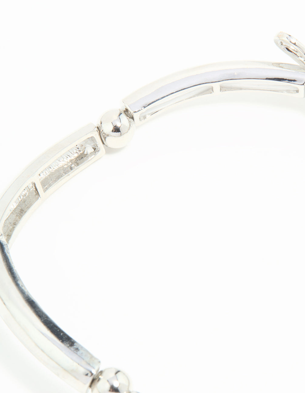 Silver Bow Stretch Bracelet