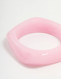 Pink Acrylic Marbled Bangle - link has visual effect only