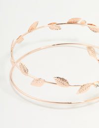Rose Gold Leaf Wrap Arm Cuff - link has visual effect only