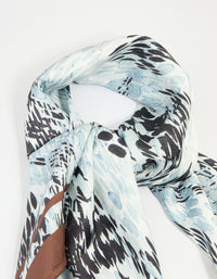 Abstract Animal Print Fabric Scarf - link has visual effect only