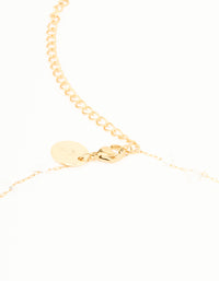 Waterproof Gold Plated Stainless Steel Clear Semiprecious Stone Waist Chain - link has visual effect only