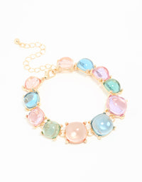 Gold Pastel Diamantes Bracelet - link has visual effect only