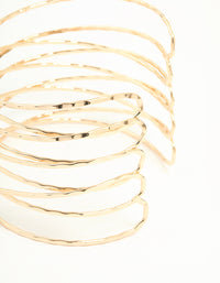Gold Crisscross Arm Cuff - link has visual effect only