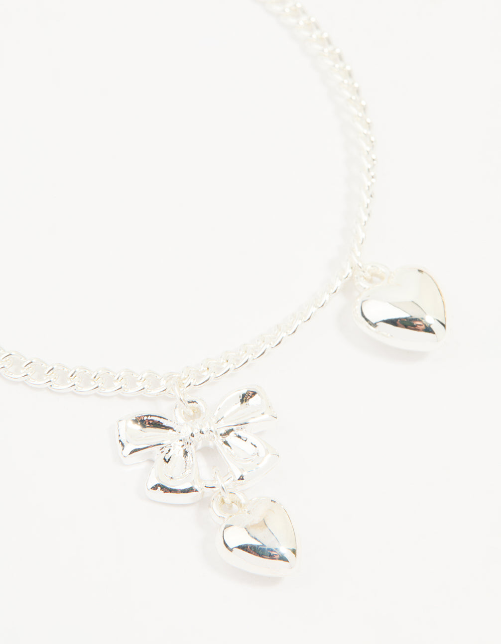 Mixed Metals Bow & Heart Bracelets 2-Pack