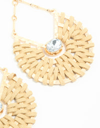Gold Swing Drop Earrings - link has visual effect only