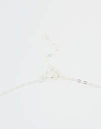 Sterling Silver Cubic Zirconia Infinity Necklace - link has visual effect only