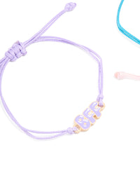 Kids Pastel Bubble BFF Bracelets 3-Pack - link has visual effect only