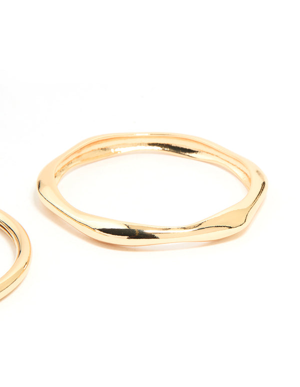 Gold Organic Bangles 2-Pack