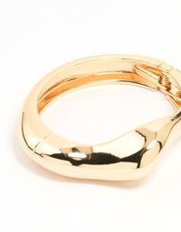 Gold Skinny Wave Wrist Cuff - link has visual effect only