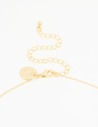 Gold Plated Bubble Leo Pendant Necklace - link has visual effect only