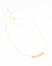 Gold Plated Bubble Cancer Pendant Necklace - link has visual effect only