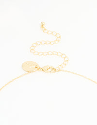Gold Plated Bubble Gemini Necklace - link has visual effect only