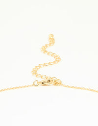 Gold Plated Bubble Libra Pendant Necklace - link has visual effect only