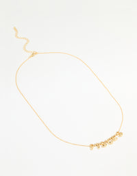 Gold Plated Bubble Pisces Pendant Necklace - link has visual effect only