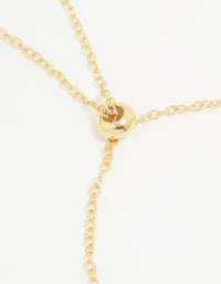 Gold Plated Cubic Zirconia Bubble S Pavé Toggle Bracelet - link has visual effect only