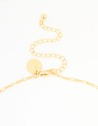 Gold Plated Brass Cubic Zirconia Large Cross Pendant Necklace - link has visual effect only