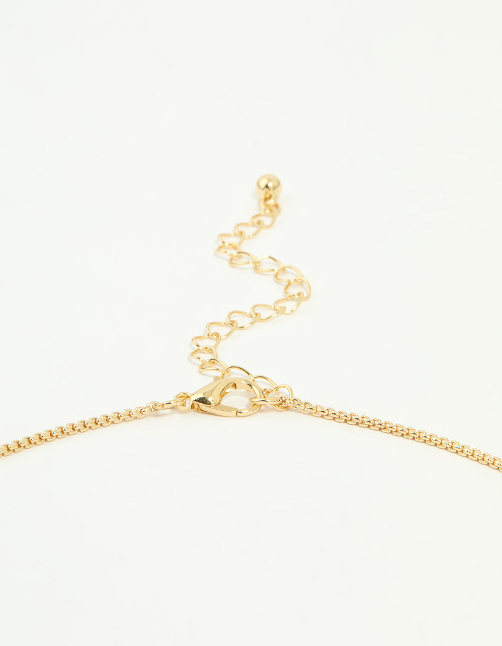 Gold Plated Brass Puffy Heart Pendant Necklace