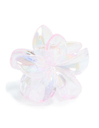Iridescent Frangipani Claw Clip - link has visual effect only