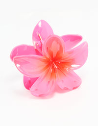 Watermelon Frangipani Hair Claw Clip - link has visual effect only
