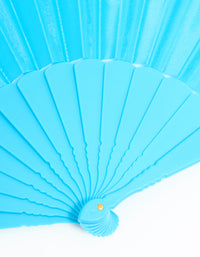 Blue Folding Fan - link has visual effect only