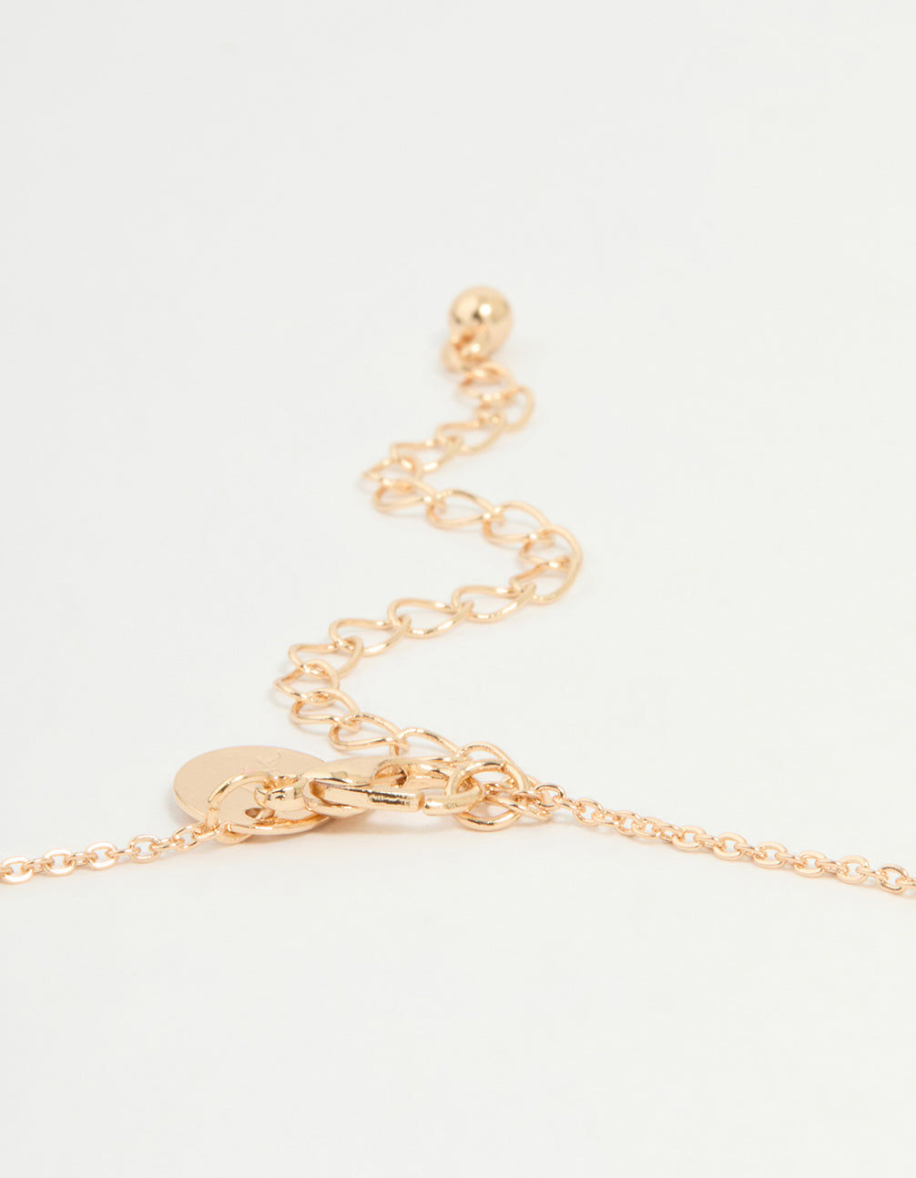 Gold Bow Pearl Necklace & Earrings Set