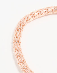 Kids Rose Gold Pink Dog Bracelet & Ring Pack - link has visual effect only