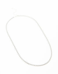 Waterproof Stainless Steel Round Box Chain Short Necklace - link has visual effect only