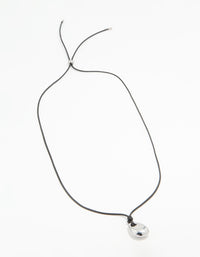 Waterproof Stainless Steel Cord Pendant Necklace - link has visual effect only