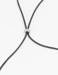 Waterproof Stainless Steel Cord Pendant Necklace - link has visual effect only