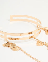 Gold Sea Shell Arm Cuff - link has visual effect only