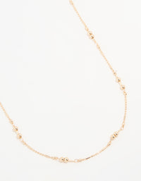 Gold Ball Fine Waist Chain - link has visual effect only