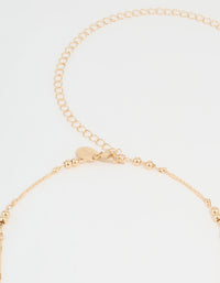 Gold Ball Fine Waist Chain - link has visual effect only